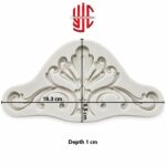 Silicon Baroq Border Lace Mold - Image 2