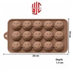Silicon Chocolate Smile Emoji Mold 15 Cavity - Image 2