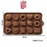 Silicon Chocolate Various Candies Mold 15 Cavity - Image 2