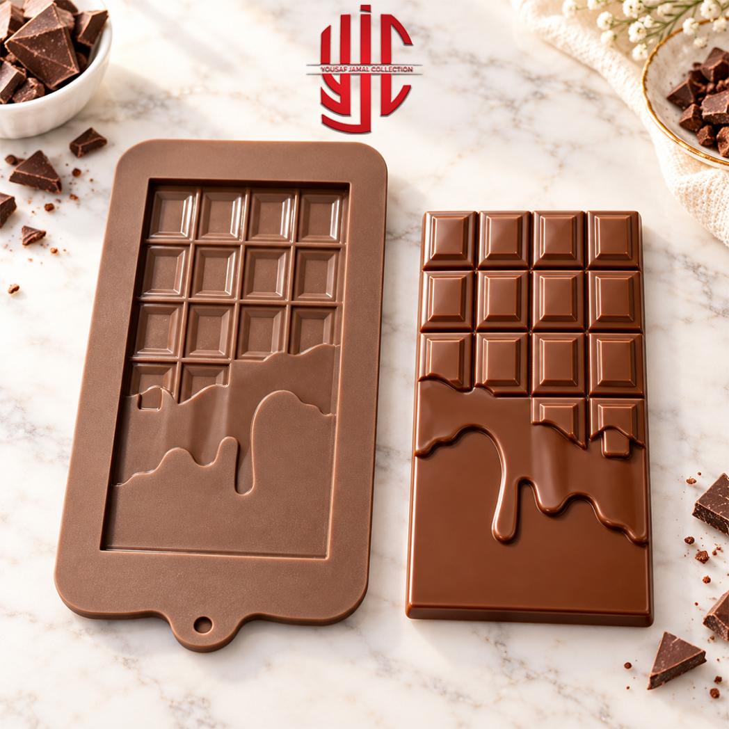 yjc-PLMO-243-1 Silicon Melting Chocolate Bar Mold - Image 1