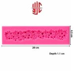Silicon Cake Bubble Layer Border Design Mold - Image 2