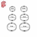 Round Stainless Steel Tart Ring 6 Pcs Set - Image 2